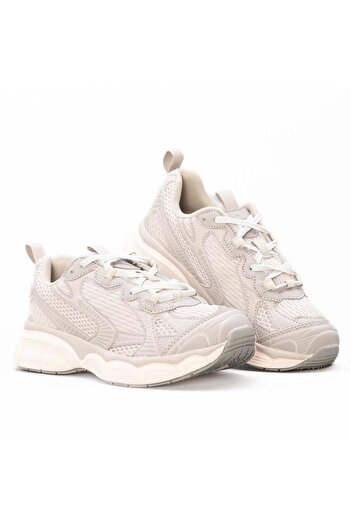 Jump 29819 Unisex BEIGE Detail Breathable Sneaker Memory Foam Memory Orthopedic Sports Shoes