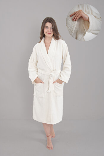 Lorateks Μπουρνούζι Lidya Soft Unisex - Ανδρικό και γυναικείο δώρο Peignoir Dowry