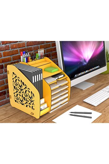 Design OTTO Fx-xl Modest 6 Color A4 Document Shelf Desktop Organizer
