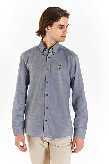 U.S. Polo Assn. US POLO ASSN SLIM FIT ТКАНА СОРОЧКА