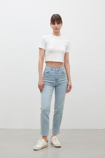 Manuka BOOTCUT FIT DENIM PANT LIGHT BLUE