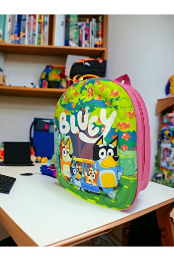 Shopiolog Blueey Biingo 3d рельєфний дитячий садок Крес і щоденне використання рюкзак рюкзак 26 Яс