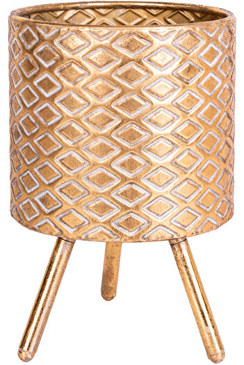 Herdekora Metal Saksı Ayaklı 25x37.5 Cm.