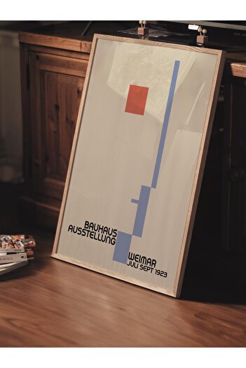 Postifull Çerçevesiz Poster, Bauhaus Serisi, Renkli Duvar Posteri, Duvar Dekoru, HD Baskı, Kalın Arşivsel Sana