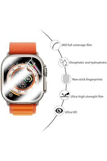 BYRTECH Apple Watch Set of 2 - 5D Unbreakable Nano, Smart Watch and Screen Protector
