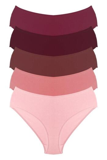 Cottonhill Cotton Wide Brim Bato Panties 5-Pack-2