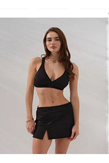 Pierre Cardin Μαύρο Fra Bikini - Γυναικείο Σετ με Φούστα