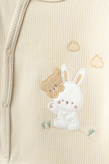 Bebitof Teddy Bear and Rabbit Patterned 10 Piece Boxed Hospital Discharge Set