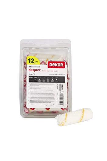 TOPALAKTİCARET Decor 2100 Export Finger Roller Refill 12 Pieces (1 PACK)