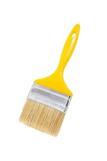 TOPALAKTİCARET Class Brush No:4 Plastic Handle Cutting Brush Paint Brush