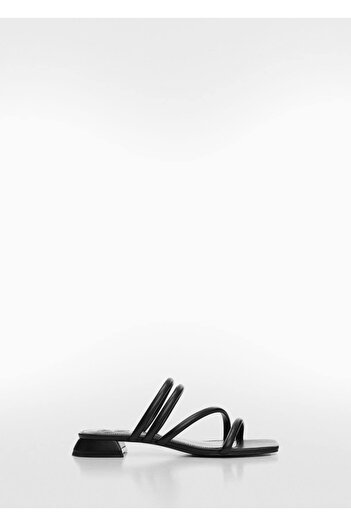 Mango Teen Black Sandals for Kids