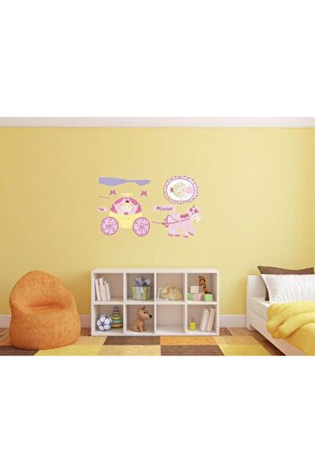 Bosphorus Wall Decoration Sticker Princess Pattern PVC 50x70 cm XFG114