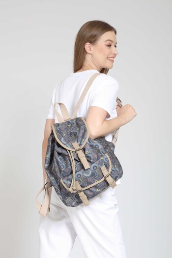 Street Bag Σακίδιο πλάτης ταξιδιού στην Μαγιόρκα Ethnic Patterned Cover