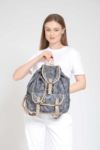 Street Bag Σακίδιο πλάτης ταξιδιού στην Μαγιόρκα Ethnic Patterned Cover