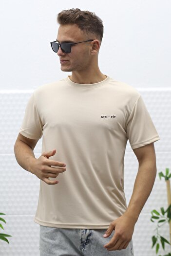 WAFRA Erkek Nem Emici Nefes Alan Spor T-Shirt
