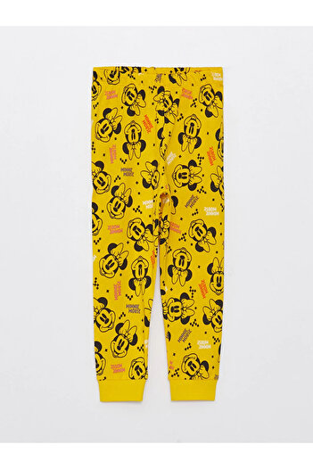 LC Waikiki GSM storE'den LCW baby Bisiklet Yaka Uzun Kol Minnie Mouse Desenli Kız Bebek Pijama Takım / S39079Z1
