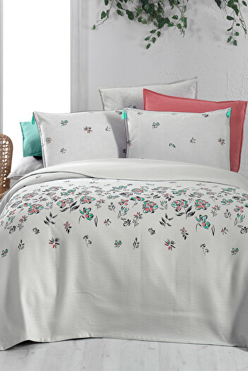 Sarev Saira Gray Single Pique 100% Cotton Set