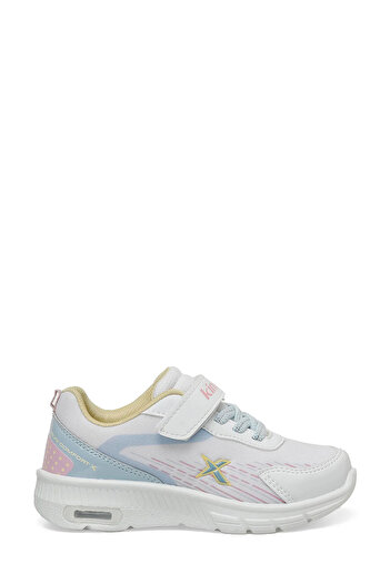 Kinetix White Girls' Sports Shoes