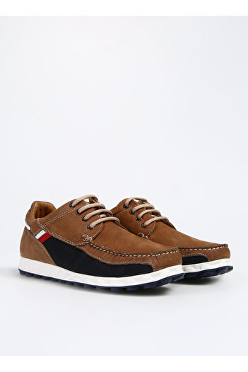 Hammer Jack Men's Beige Leather Casual Shoes - STANKOVIC M