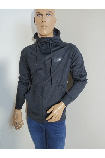 DYNAMO Φούτερ με κουκούλα Slim Fit Diver Fabric - Με φερμουάρ