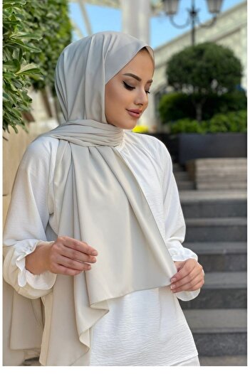 Levidor Women's Plain Medina Silk Stone Shawl