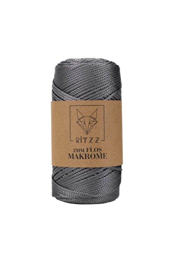 Ritzz Thread Macrame Rope 2 mm Smoked