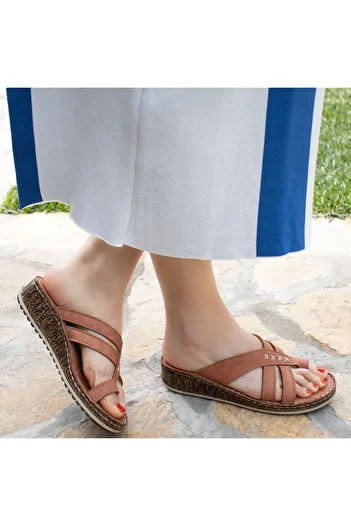 CONSUELO Orthopedic Leather Women's Slippers 10313