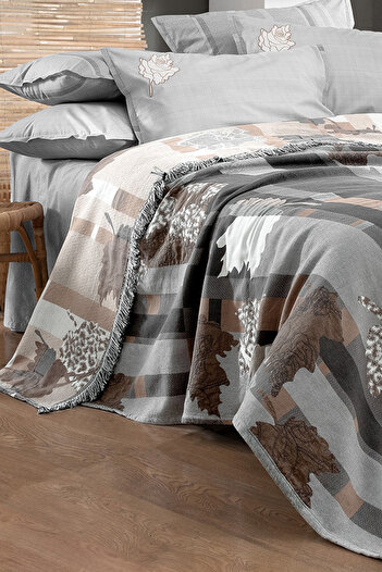 Sarev Carnala Gray Single Pique - 100% Cotton Yarn Dyed