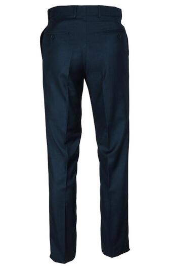 Modarar Men's Navy Blue Fabric Trousers Normal Cut RAR01182