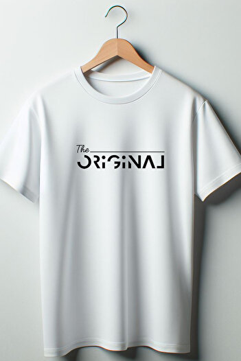 Vordevia The Original Printed Oversize Crew Neck White T-shirt