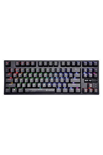 VERTUX VertuPro-80 HyperSpeed Tenkeyless Mekanik RGB Kablolu/Kablosuz Bluetooth Oyuncu Gaming Klavye