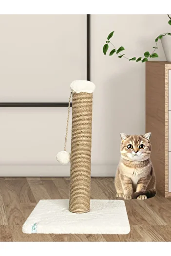 Nursoft 52 cm Pompom Cat Scratching Post and Board