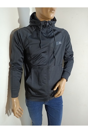 DYNAMO Φούτερ με κουκούλα Slim Fit Diver Fabric - Με φερμουάρ