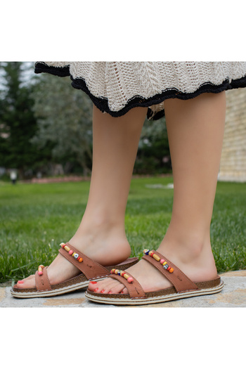 CONSUELO Orthopedic Leather Women's Slippers 11201