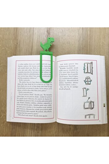 CESTOPİENO Dinosaur Bookmark