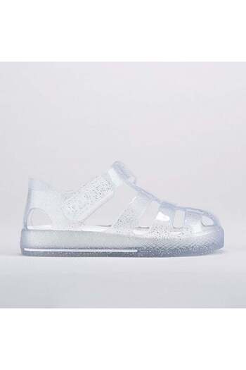 IGOR Star Glitter-Transparent Glittery Children's Velcro Sandals
