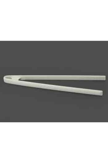 Casa Milano Silicone Tongs White