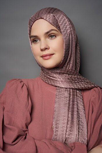 Modakaşmir Jacquard Series Silky - Armour Patterned Shawl