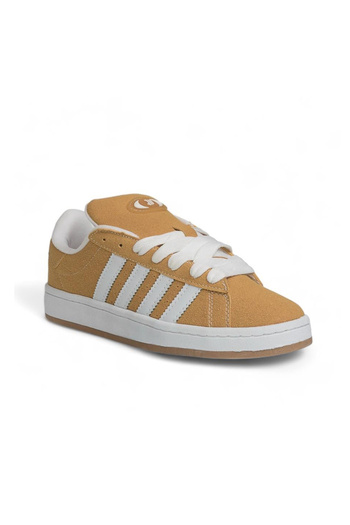 BOUIS Erkek Hardal Nubuk Günlük Bağcıklı Esnek Ortopedik Termo Taban Sneaker Hafif Yürüyüş Spor Ayakkabı
