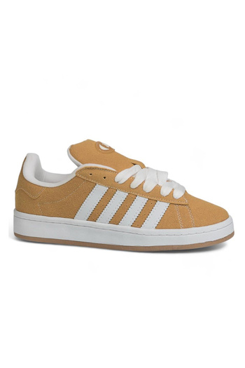 BOUIS Erkek Hardal Nubuk Günlük Bağcıklı Esnek Ortopedik Termo Taban Sneaker Hafif Yürüyüş Spor Ayakkabı