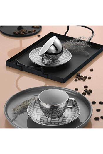 Kütahya Porselen Zeugma 4 Prc. Coffee Fın.tk Platinum 11328