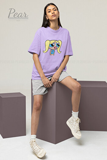 Pear Wear Powerpuff Girls Bubbles Printed Unisex T-Shirt Oversize T-shirt
