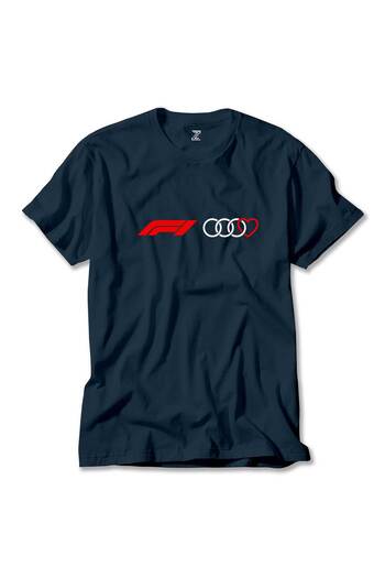 Z zepplin F1 Audi Love Navy Blue T-Shirt