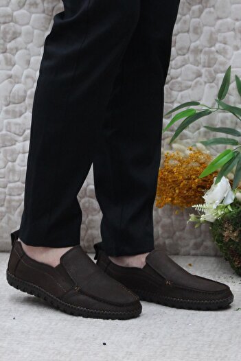 Bulldozer 241051 Nubuck Comfortable Soft Genuine Leather Men's Shoes