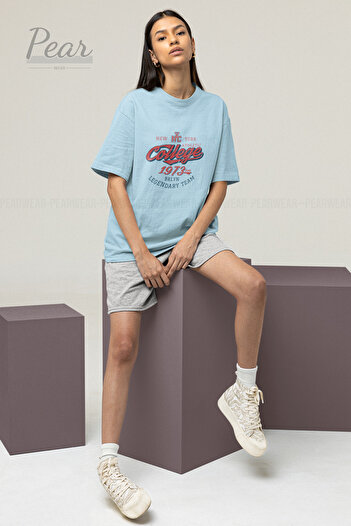Pear Wear Унісекс футболка з принтом College Oversize T-shirt