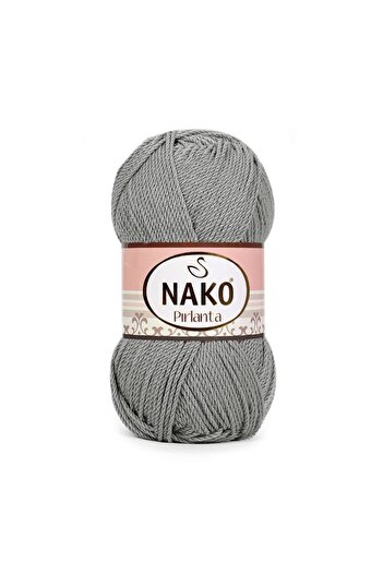 NAKO Diamond Thread Hand Knitted Threads Amigurumi Vest Cardigan Shawl 6298 (grey)