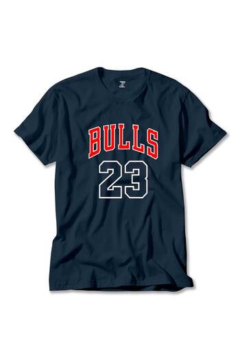 Z zepplin Chicago Bulls 23 Dark Blue T-Shirt