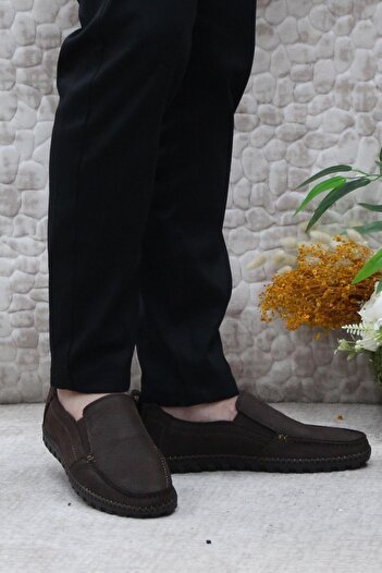 Bulldozer 241051 Nubuck Comfortable Soft Genuine Leather Men's Shoes