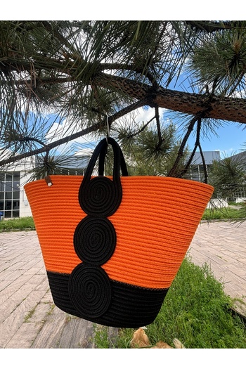 MaVaux Vanillia Large Handmade Jute Beach Bag