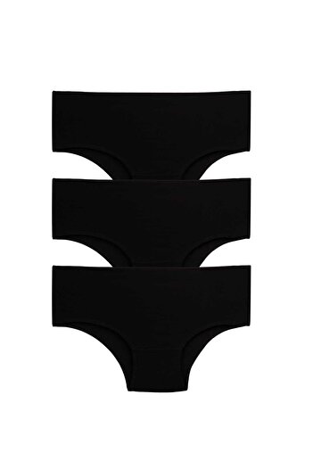 Lolitam Extra High Waist 3-Piece Cotton Lycra Women's Panties Set